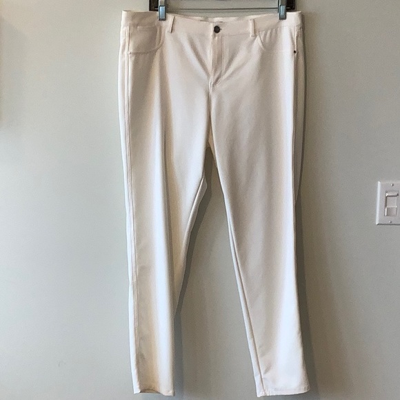 Lafayette 148 New York White Mercer Pants - Picture 3 of 12